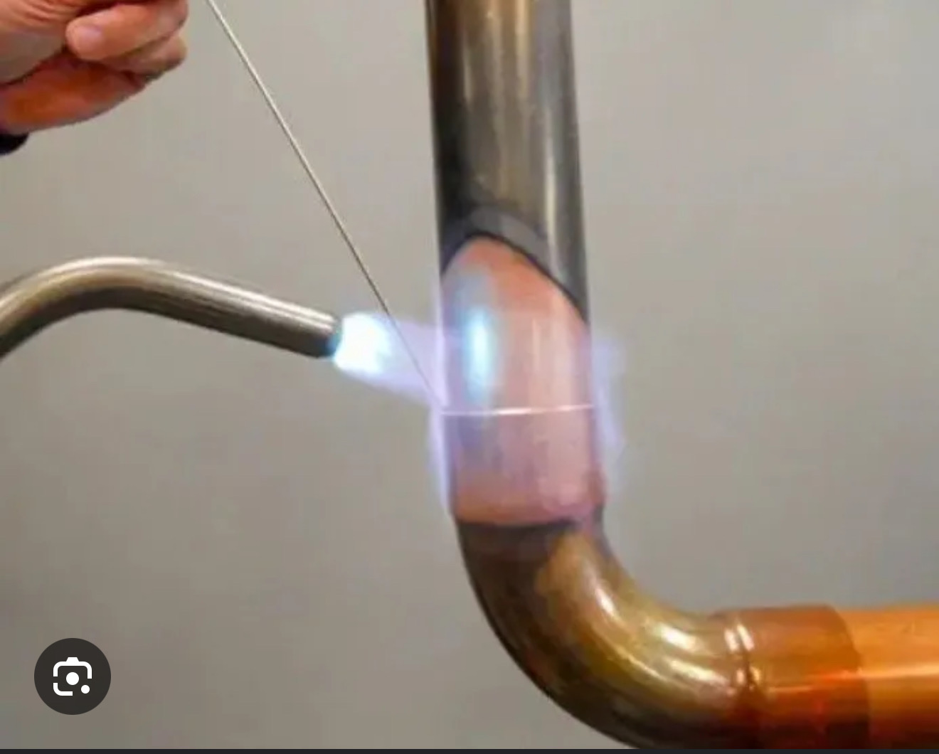 Expert copper pipe brazing and refrigeration line work